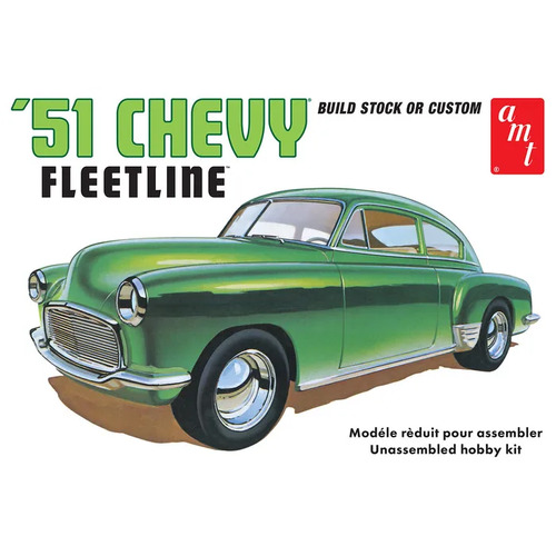 AMT - 1/25 '51 Chevy Fleetline Build Stock or Custom - AMT1378/12