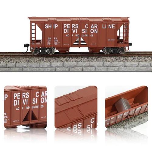 Eve Model - Hopper Car Brown With Painting HO