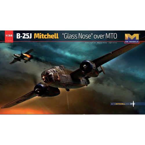 HK Models - 1/32 B-25J Mitchell "Glass Nose" over MTO