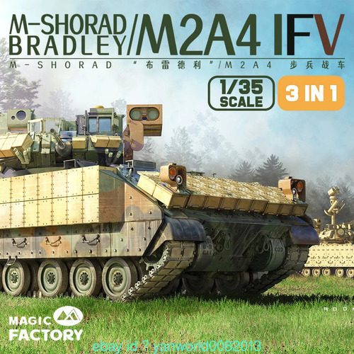 Magic Factory - 1/35 M-Shorad M2A4 Bradley Plastic Model Kit