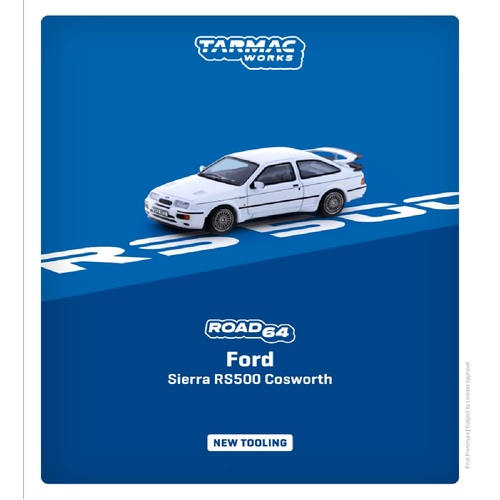 Tarmac Works - 1/64 Ford Sierra RS500 Coswort - White - TW64R-058-WHT