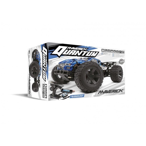 Maverick - Quantum XT - 1/10 Brushed 4WD Truggy (Blue/Black) - MV150105