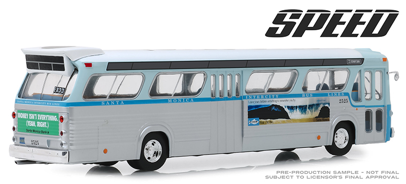 Greenlight Gl86544-1/43 1960 GM TDH No.2525 La Bus From Film Speed for sale online
