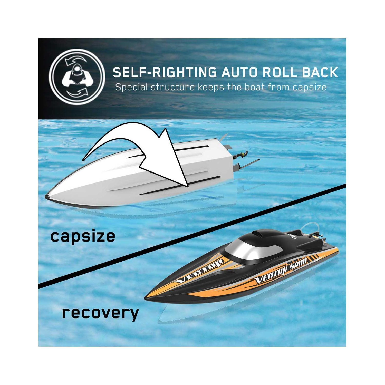 vector sr80 rc boat