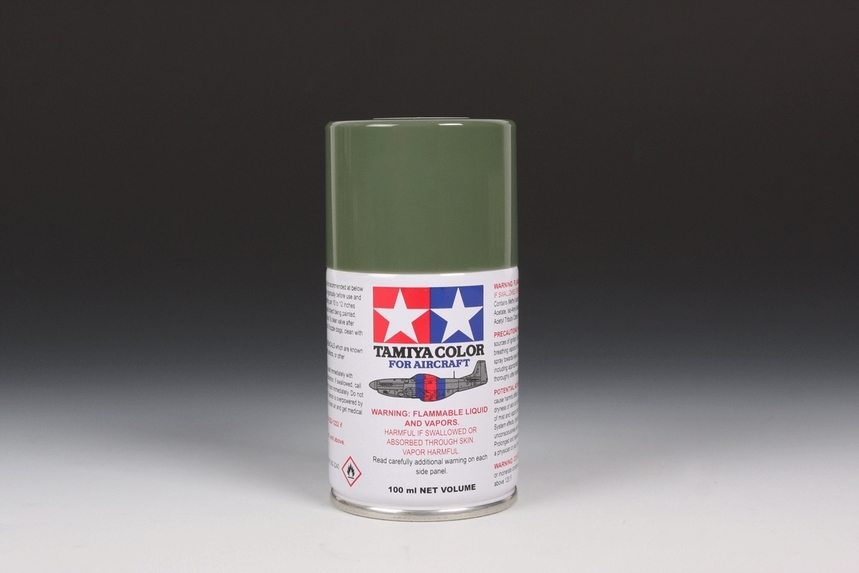 Tamiya - Spray USAF Olive Green - 100ml - 86514 -A00