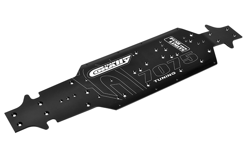 Tutore Telaio Posteriore V2 Corally, In Alluminio 7075 T6 Anodizzato Nero