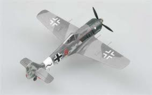 Fw190 A-8 Red 8 IV JG3 Uffz Willi Maximowitz 1944 1/72 Easy Finished Plane Model 