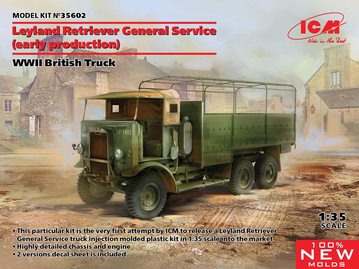 ICM - 1/35 Leyland Retriever General Service (Early Production)