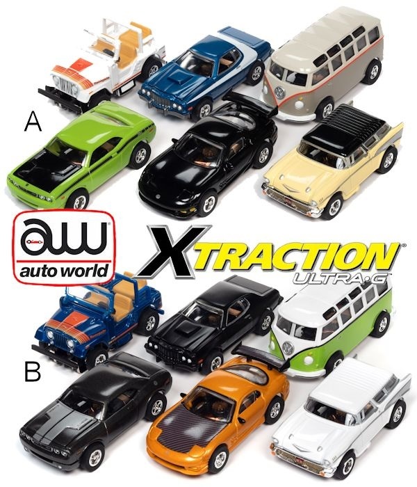 Auto World - Slot Cars R-34 X-Traction SINGLES - SC368