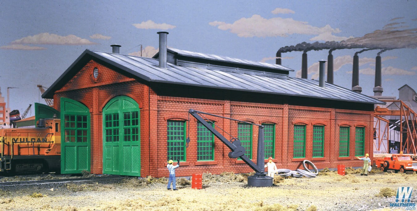 Walthers HO 2 Stall Engine Shed