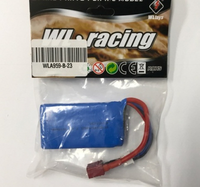 Wl Toys- 7.4V 1500 Mah Lipo Battery W/Deans Plug