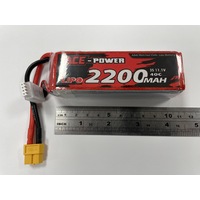 ACE Power - LiPo battery 2200mah 40c 11.1v 3S w/XT60