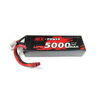 Ace Power - 7.4v 5000mAh 50C 2S Hard Case w/Deans