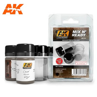 AK Interactive - Mix N Ready Set (4 Empty Jars)