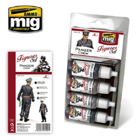 Ammo by Mig - Panzer Crew Paint Set (4 Pce)