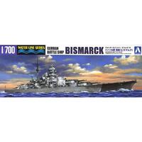 Aoshima - 1/700 German Battleship Bismarck