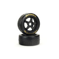 ARRMA Dboots Hoons 42/100 2.9 Gold Belted 5-Spoke Wheels And Tyres
