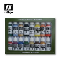 Vallejo - Model Colour Basic Colors USA 16 Color Set