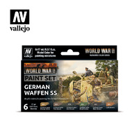 Vallejo - WWII German Waffen SS Paint Set (6 Pce)