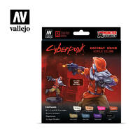 Vallejo - Cyberpunk Red Combat Zone Paint Set