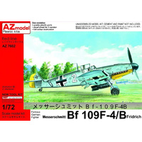 AZ Models AZ7602 1/72 Messerschmitt Bf 109F-4B Bomber Fridrich Plastic Model Kit