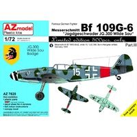 AZ Models AZ7628 1/72 Bf 109G-6 JG.300 Pt.III – LIMITED EDITION Plastic Model Kit
