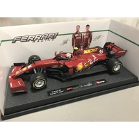 BBurago - 1/18 2020 Ferrari F1 SF-1000 Tuscan GP #16 Leclerc