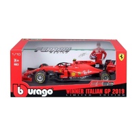 Bburago - 1/18 Ferrari Racing F1 SF90 2019 LeClerc