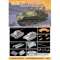 Dragon - 1/72 Panther G Late Production w/Air Defense Armor Plastic Model Kit [7696]