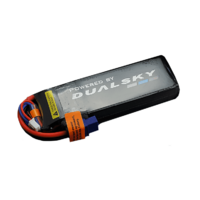 Dualsky - 1300mah 2S 7.4v 50C HED LiPo Battery w/XT60 Connector