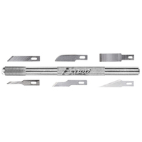 Excel - Hobby knife #1 Handle w/6 Assorted Blades