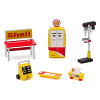 Greenlight - 1/64 Shop Tool Accessories Series 3 - Shell Oil Shop