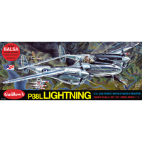 Guillows - 1/16 P-38 Lightning Balsa Kit