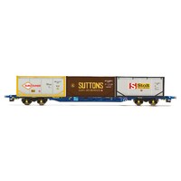 Hornby - Touax - KFA Container Wagon w/3 x 20 Tanktainers