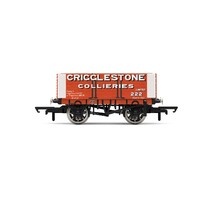 Hornby - OO Crigglestone Collieries - 6 Plank Wagon - No. 222