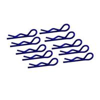 Hobby Details - Body Clips - Blue (10 Pce)