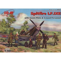 ICM - 1/48 Spitfire LF.IXE w/Pilots & Ground Crew