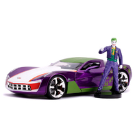 Jada - 1/24 2009 Corvette Stingray Concept with Joker Figure