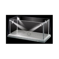 1/18 Display Case W/Led Lights Silver