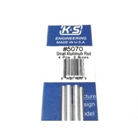 K&S - Bendable Aluminium Rod 3/32 + 1/8 X 12