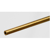 K&S - Round Brass Tube 1/8 x .029 x 12inch (1 Pce)