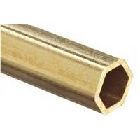 K&S - Hexagonal Brass Tube. 3/32In - 0.093 (2.3mm)