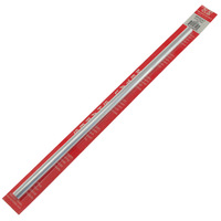 K&S - Solid Aluminum Rod (12In Lengths) 3/8In  (1 Rod Per Card)