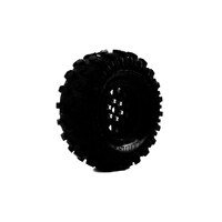 Louise - CR-Rowdy Super Soft Crawler Tyre 1.9" Class tyre 12mm Hex Black chrome