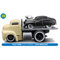 Maisto - 1/64 Muscle Transports 1950 Ford COE and 1949 Mercury