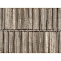 Noch - HO Cardboard Sheet -  Timber Wall (25x12.5cm)