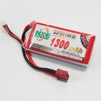 NXE Power - 7.4v 2S 1300mAh 30C Soft Case Lipo W/Deans Plug