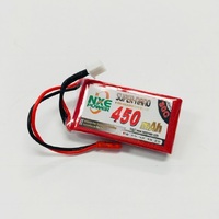 NXE - 7.4v 450mAh 30C 2S Soft Case Battery w/JST Connector
