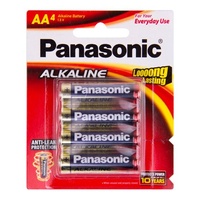 Batteries Panasonic Aa Alkaline (4Pk)