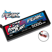 Peak Racing - Lipo Battery 7.4V 5000Mah 45C W/Dean